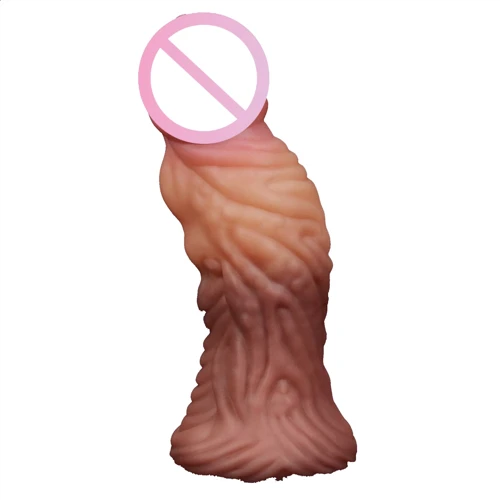 Фаллоимитатор LoveToy Dual-Layered Silicone Nature Cock 7" Brown