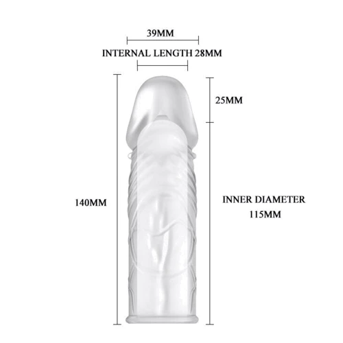 Насадка-презерватив Penis Sleeve, BI-010045E Cristal: Для кого Для мужчин