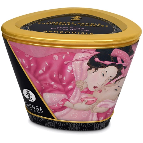 Масажна свічка Shunga Candle, 170 мл, Полуниця