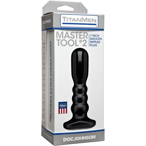 Doc Johnson TitanMen Tools Master No.2 - анальна пробка, 15.2x4.3 см: Для кого Для чоловіків