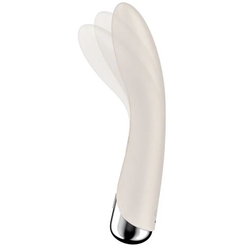 Вібратор Satisfyer Spinning Vibe 1 Beige: Довжина, см 17.5