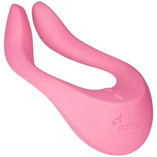 Вибратор Partner Multifun 2 Pink: Длина, см 13