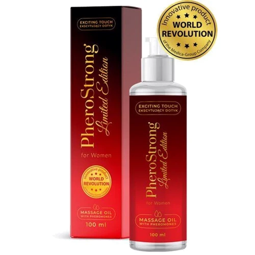 Массажное масло с феромонами PheroStrong Limited Edition for Women, 100 мл