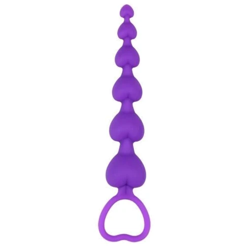 Анальная цепочка Chica Heart Booty Beads-Purple, 291353