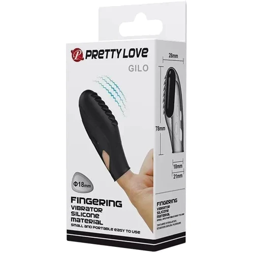 Клиторальный стимулятор на палец Pretty Love GILO, BI-014751: Для кого Унисекс