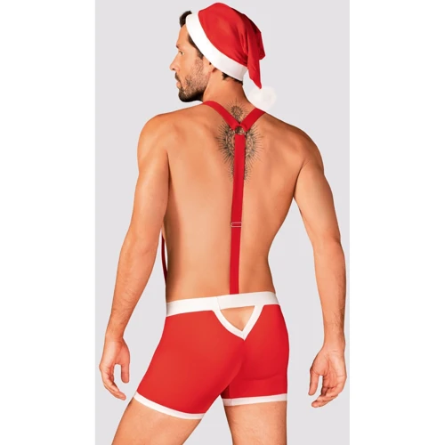 Новогодний эротический костюм Obsessive Mr Claus 2XL/3XL: Вид Костюмы