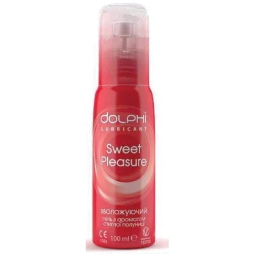 Гель-смазка с ароматом клубники DOLPHI Sweet Pleasure, 100 мл (DOLPHIGel_ Sweet_Pleasure)