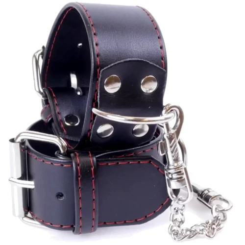 Наручники Fetish Boss Series - Handcuffs with Red Line (BS3300115): Цвет черный