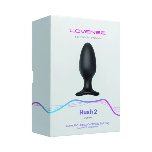 Анальная смарт-вибропробка Lovense Hush 2, размер L фото 7