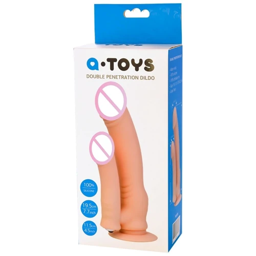 Двойной фаллоимитатор A-Toys Double Penetration Dildo: Тип Реалистичные