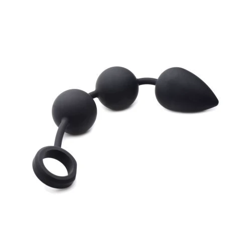 Tom of Finland Weighted Anal Ball Beads - анальные шарики -31,5х5,7см: Тип Анальные шарики