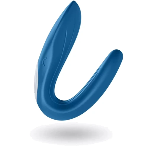 Вибромассажер для пар Satisfyer - Partner Whale Blue: Тип и форма Вибромассажер
