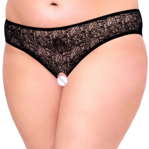 Женские стринги SoftLine String 2467 Plus Size, XXL (black)
