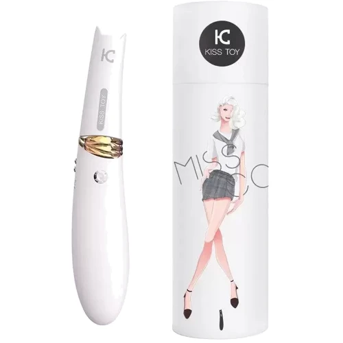 Вакуумный стимулятор с вибрацией KisToy Miss CC White: Тип и форма Классические