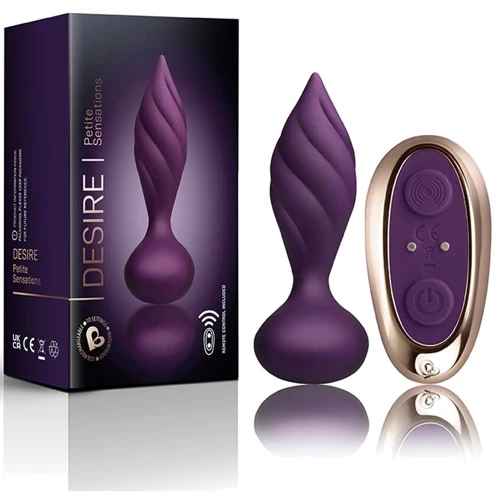 Анальная вибропробка Rocks Off Petite Sensations – Desire Purple: Наличие вибрации Есть