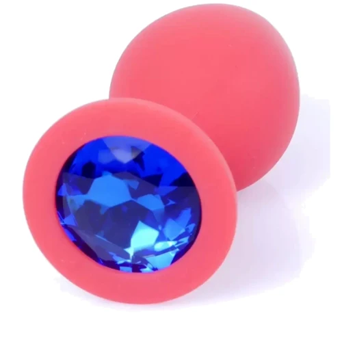 Анальная пробка Boss Series - Jewellery Red Silicon PLUG Small Blue (BS6400080): Тип Анальные пробки