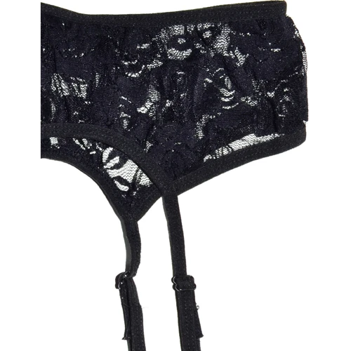 Пояс для панчіх + стрінги NDS 0032-2 Вlack S/M (17779) фото 10