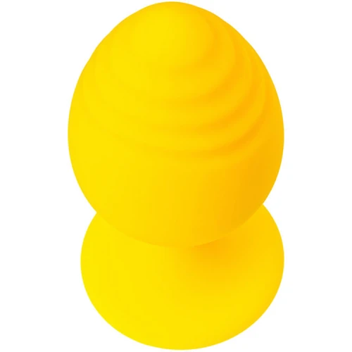 Анальна пробка ToDo Anal Plug Riffle (жовта): Наявність вібрації  Нет