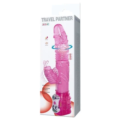 Вибратор Travel Partner Vibrator rotating 29,5 см: Тип управления Кнопочное