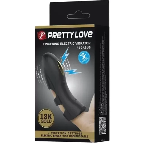 Кліторальний стимулятор на палець Pretty Love - PEGASUS Fingering Electric Vibrator, BI-014784 фото 7