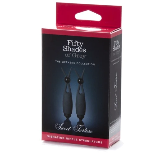 Виброзажимы для сосков Fifty Shades of Grey, Sweet Torture Vibrating Nipple Clamps