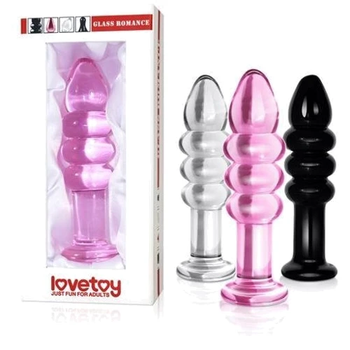 Анальная пробка LoveToy Glass Romance Dildo 5.5" Clear: Тип Анальные пробки