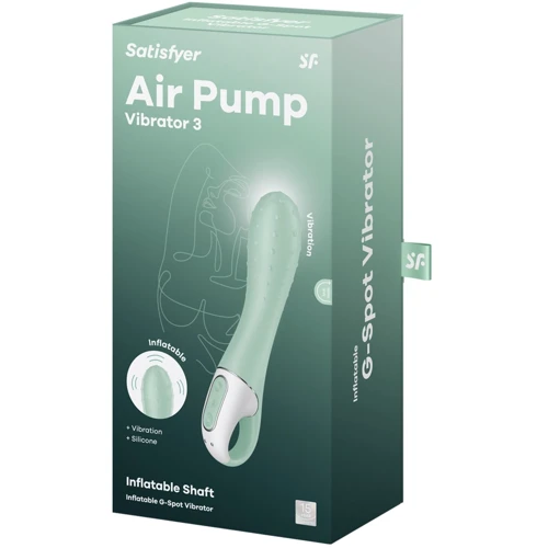 Вібратор Satisfyer Air Pump Vibrator 3: Довжина, см 20.8
