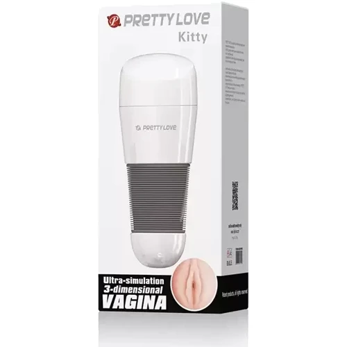 Мастурбатор ротик Pretty Love - Kitty (BM-00900T49NN-2): Глубина, см 19