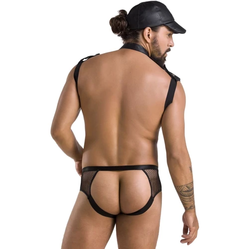 Сексуальный комплект Passion 038 SET JOHN black XXL/XXXL: Применение На тело