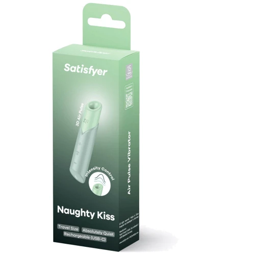 Вакуумный стимулятор клитора Satisfyer Naughty Kiss: Тип управления Кнопочное