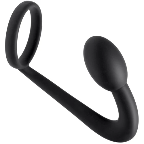 Стимулятор простати з ерекційним кільцем Prostatic Play Silicone Cock Ring and Prostate Plug