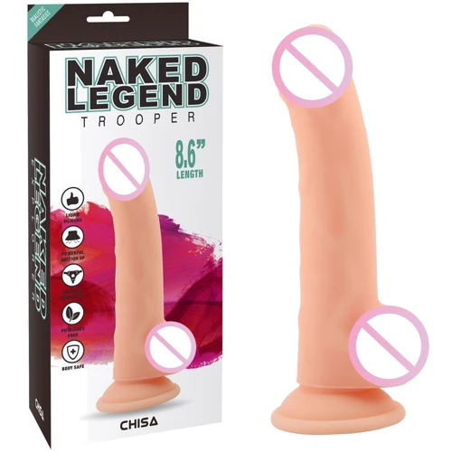 Фаллоимитатор Chisa Naked Legend Trooper 8.6" Flesh: Назначение Вагинальные