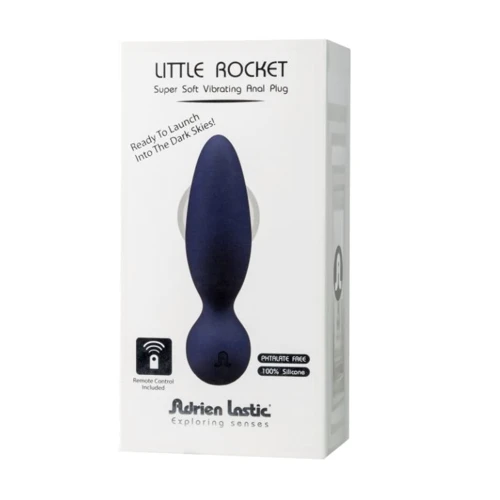 Анальная пробка с вибрацией Adrien Lastic Little Rocket с пультом LRS NEW
