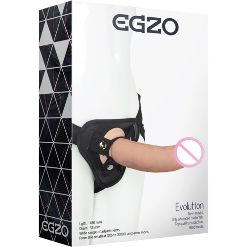 Страпон жіночий EGZO Evolution STR001 (18 х 3,5 см)