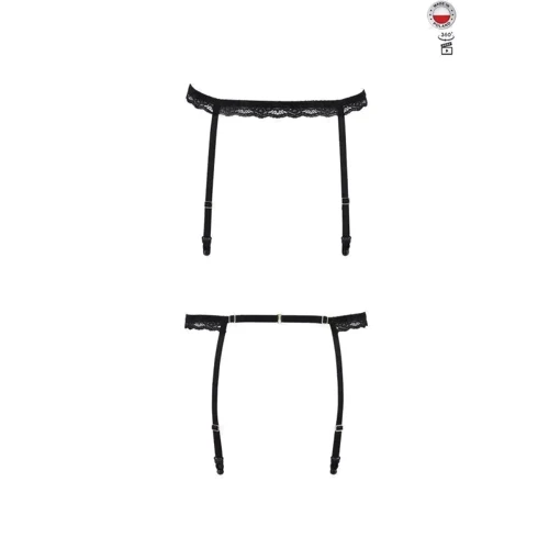 Пояс-стрепы для чулок SHELLY GARTER BELT black L/XL - Passion Exclusive: Для кого Для женщин