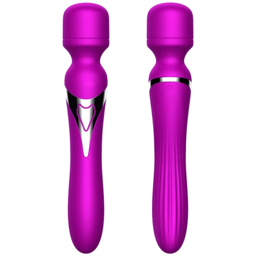 Универсальный вибромассажер Foxshow Silicone Dual Massager Purple