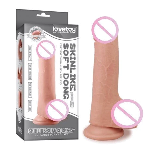 Фалоімітатор LoveToy Skinlike Soft Dong 7.5": Призначення Вагинальные