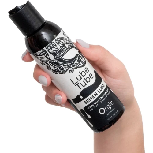 Лубрикант з імітацією сперми Orgie Lube Tube Semen Lube, 150 мл, водна основа, без смаку та запаху: Тип Вагинальные