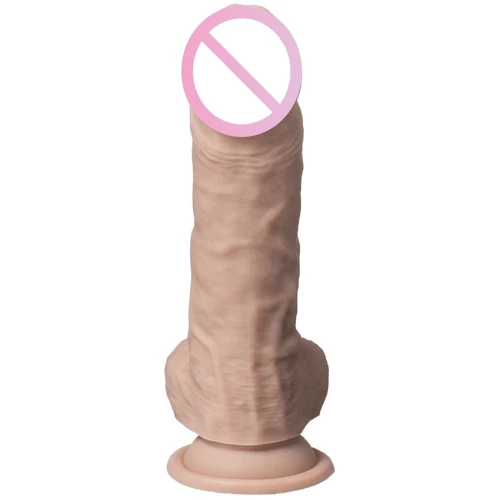 Фаллоимитатор SilexD Vetus Real Skin Flesh (8in MODEL 1): Мошонка Есть