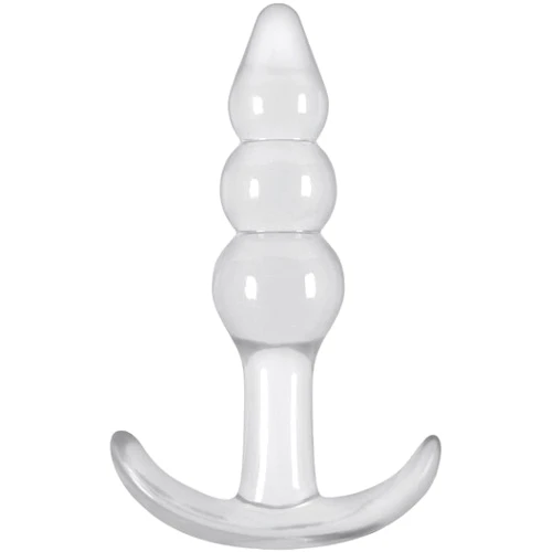 Анальная пробка Jelly Rancher T-plug Ripple, 7.6x3.2 см, прозрачный: Для кого Унисекс