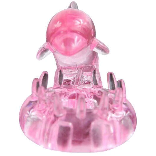 Виброкольцо Love Dolphig Ring Pink Дельфин фото 7
