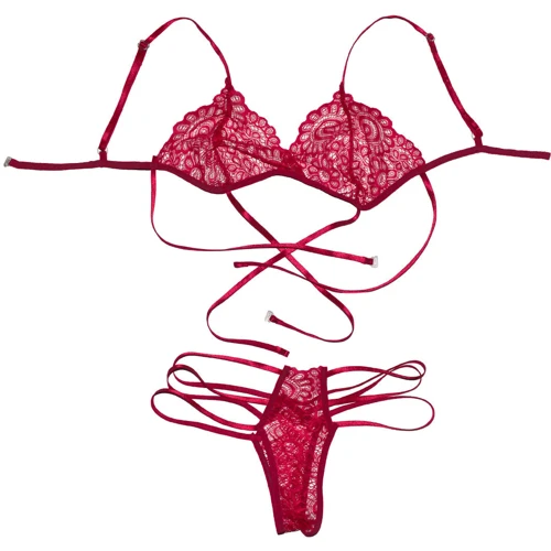Эротический комплект NDS 1061-2 Burgundy M/L (23281): Материал Полиамид