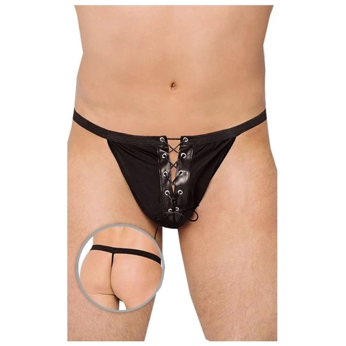 Мужские трусы SoftLine - Thong 4508, S-L (black)