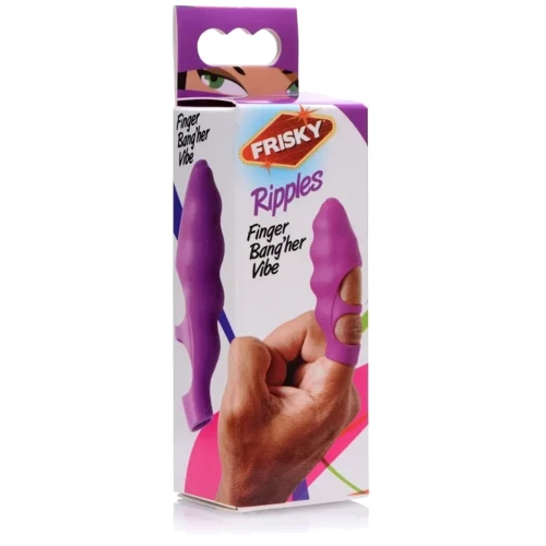Вибростимулятор на палец Frisky Finger Bang-her Vibe Purple: Для кого Унисекс