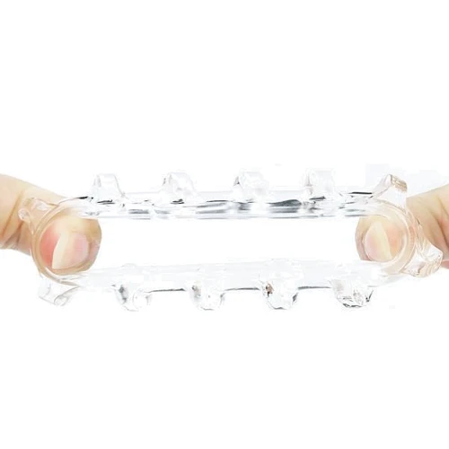 Эрекционное кольцо LoveToy POWER PLUS Cockring, Clear фото 4