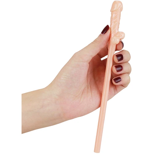 Трубочки для напоїв LoveToy Jokes&Parties Original Willy Straws Flesh, 9 шт.: Виробник LOVETOY