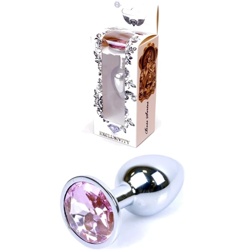 Анальная пробка Boss Series - Jewellery Silver PLUG Rose S (BS6400015)