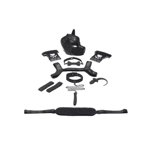 Набір BDSM цуценя Master Series Luxury Pup Arsenal Set Black фото 7
