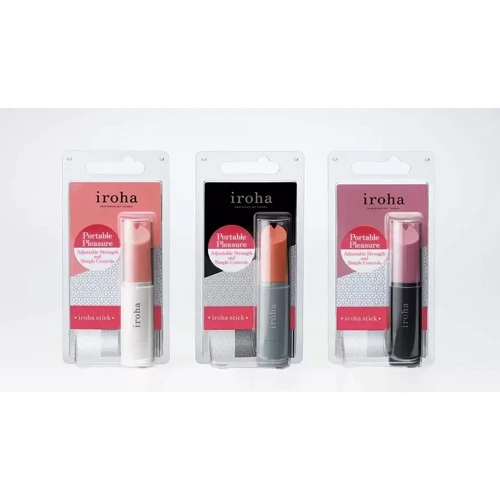 Вибратор-помада IROHA STICK White фото 8