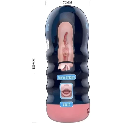 Мастурбатор VACUUM CUP MASTURBATOR MOUTH, BM-00900T58-2 фото 9